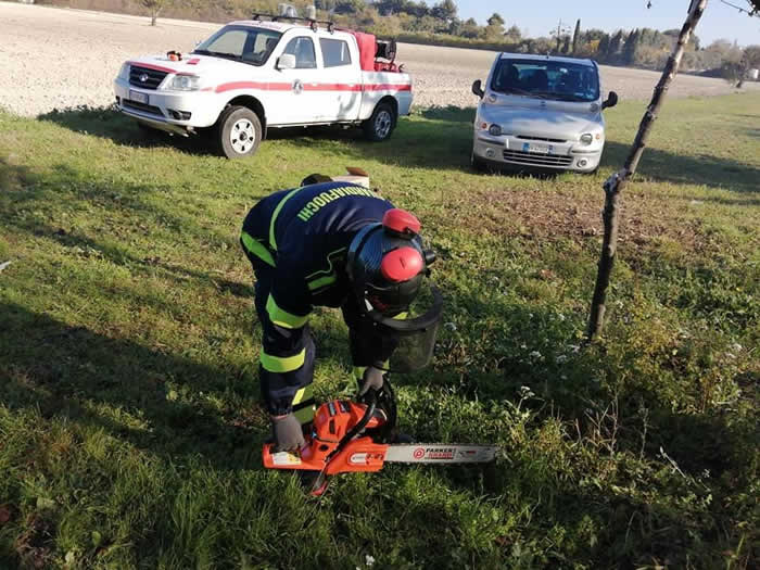 Formazione volontari per utilizzo motoseghe