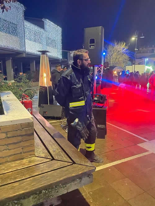 Volontario antincendio Castelraimondo