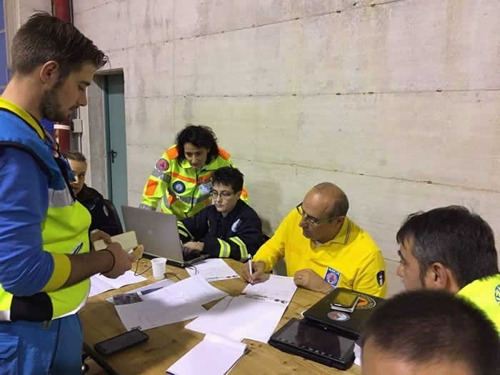 Coordinamento per terremoto 2016