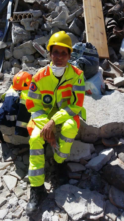 Volontario sul terremoto in Centro Italia